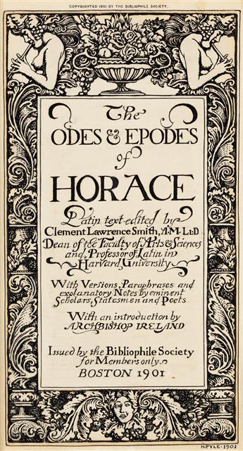 HOWARD PYLE (1853-1911) The Odes and Epodes of Horace.